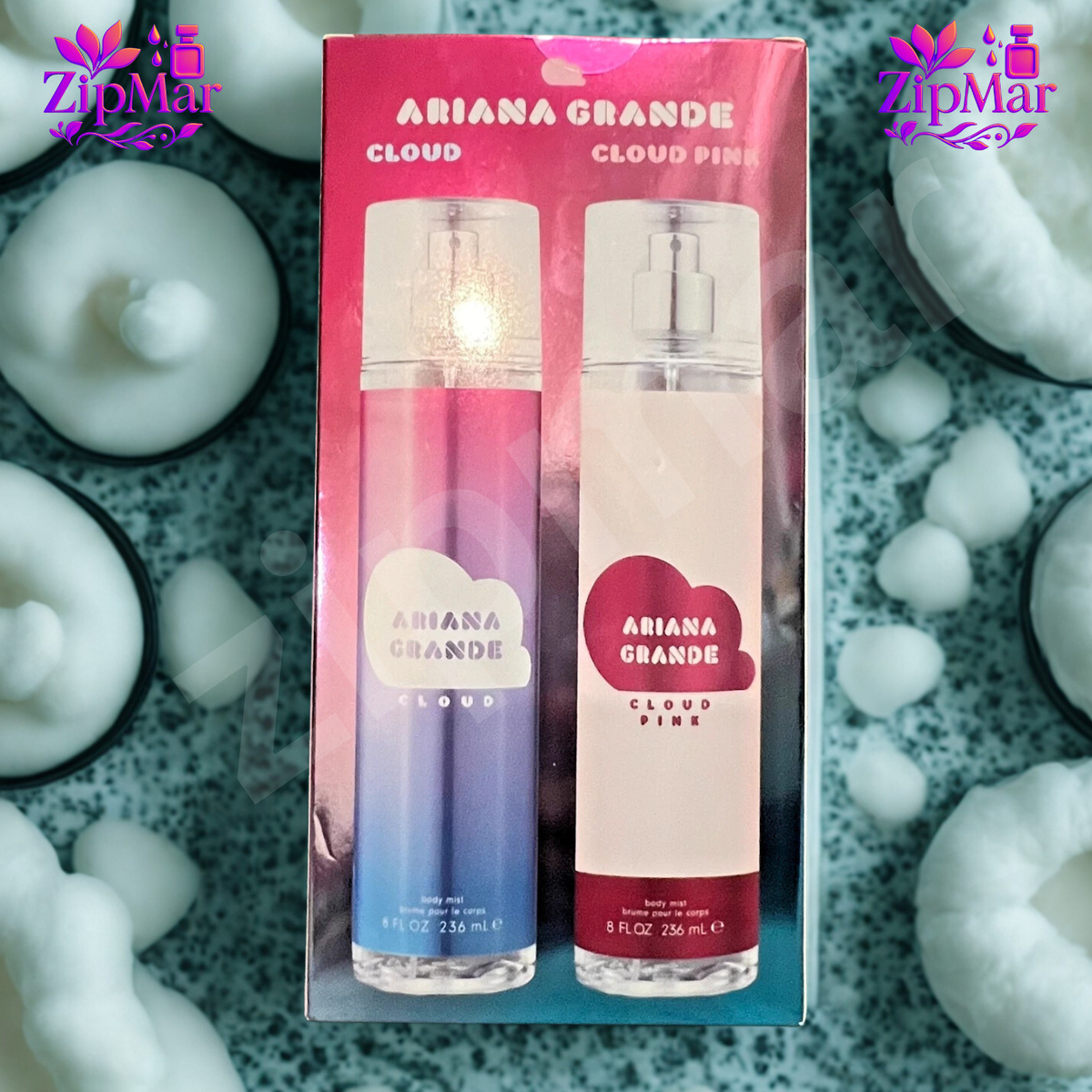 Ariana Grande Cloud + Cloud Pink Body Mist Set 2x 8oz/236ml New