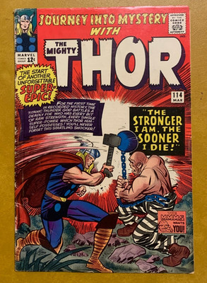 Journey Into Mystery #114 (1965) 1st Appearance & Origin of Absorbing Man