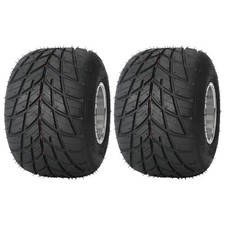 2PC 10x4.50-5 Front Tire Wheels Rim Tubeless Racing 5" Drift Go Karting ATV Quad