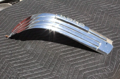 Vintage 1941 Ford Truck Waterfall Hood Trim Emblem Badge Pickup Panel