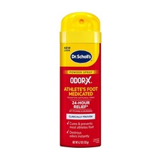 Dr. Scholl's Odor-X Athlete's Foot Medicated Powder Spray, 4.7 Oz./24-Hr Relief