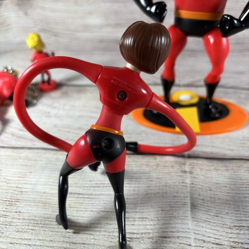 Disney Pixar The Incredibles Keychain Toy Lot Mr Incredible Elastigirl Dash - 第 11/18 張圖片