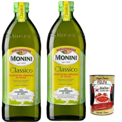Monini Classico Natives Olivenöl Extra 2x1L Kalt Extrahiert +Polpa