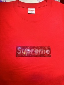 Supreme Swarovski Box Logo | eBay