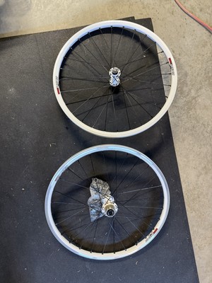 Answer BMX White 20  Mini Holeshot Wheelset - 451mm