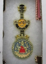 HARD ROCK CAFE PIN  BUY OSLO NORWAY GUITAR SHAPED PIN  3 FREE SHIP HR22