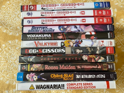Japanese Anime DVD Series Lot (11) Sentai Filmworks Bandai