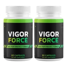 (2 Pack) Vigor Force Male Supplement Vigor Pills to Boost ED Vitality & Stamina