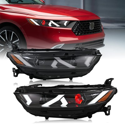 #ad #ad Red Devil Eye LED Headlight Fit For Honda Accord 2023 2025 Head Lamp Animation $699.00