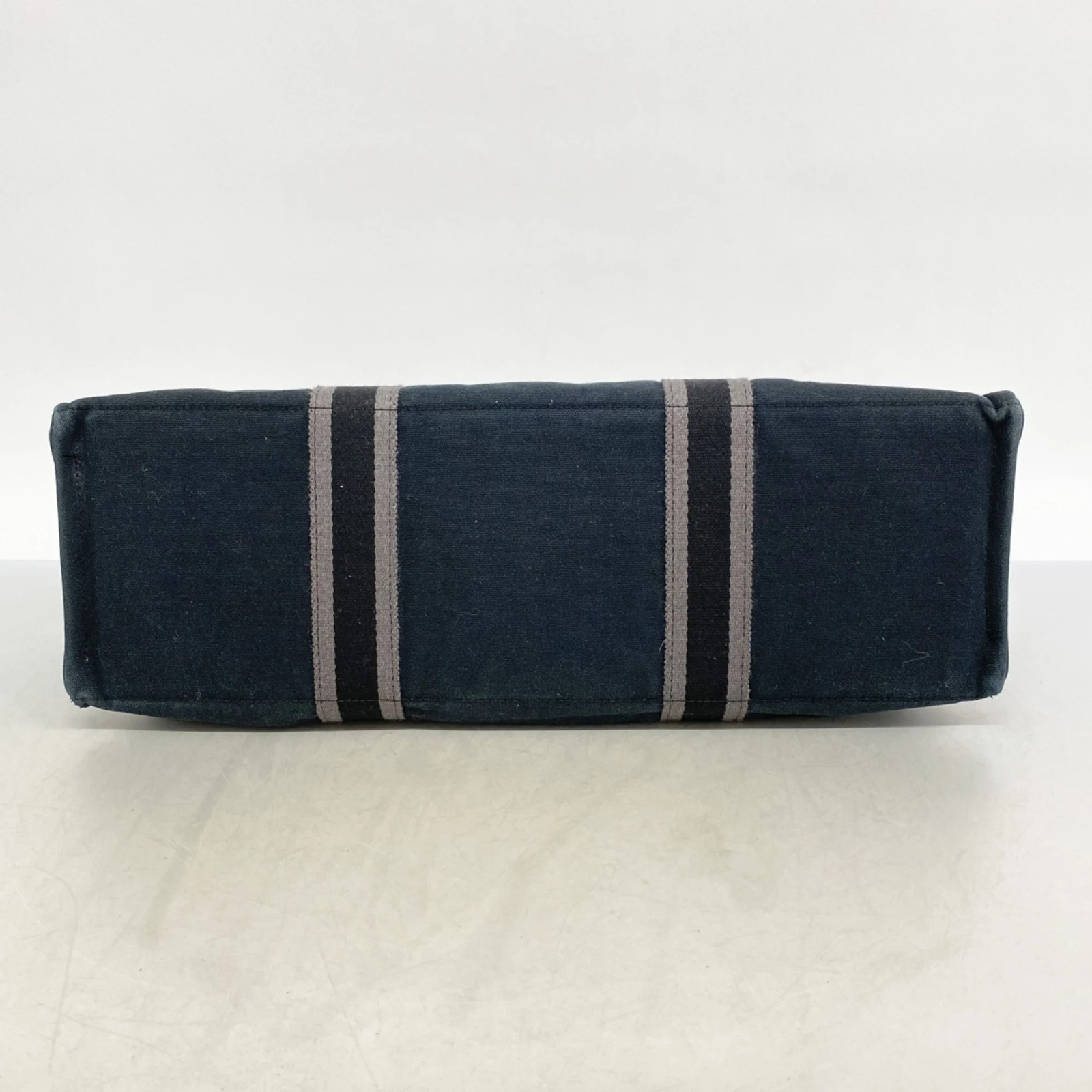 Hermes Hermès Foule GM Tote Bag, Canvas, Black, Men's and Women's GZl1fcc2 thumbnail 3