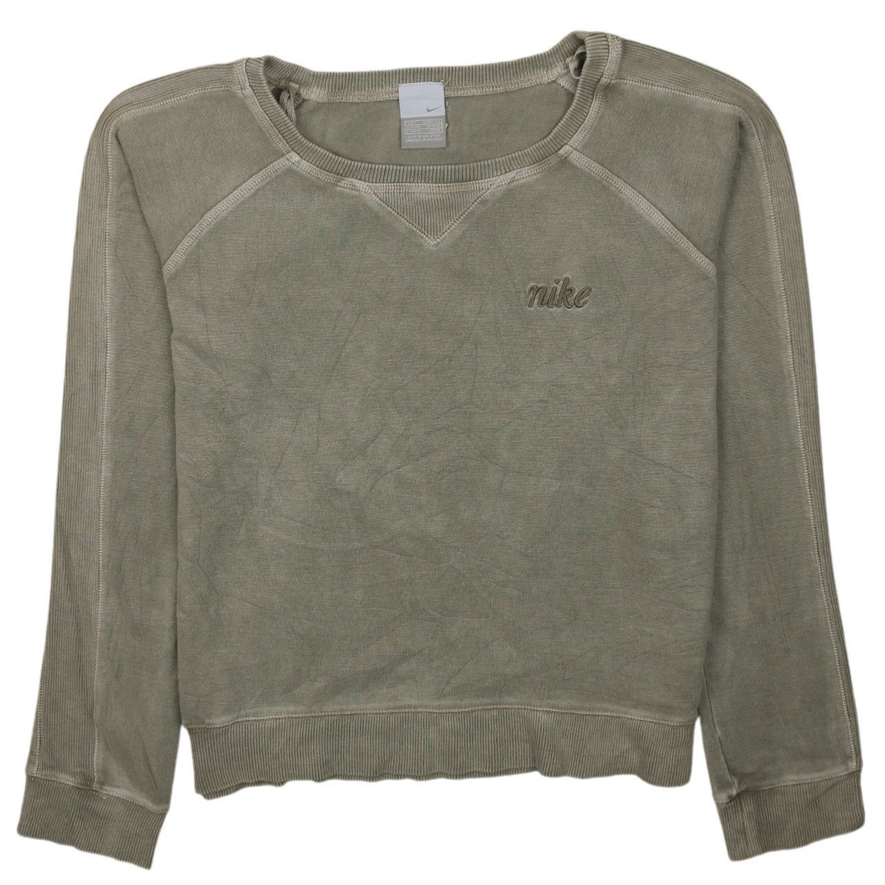 Nike Green Sweatshirt Womens L