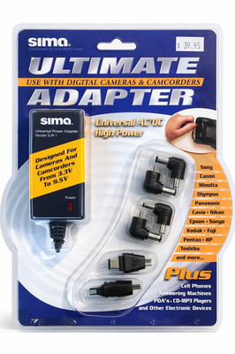 Sima Camera Camcorder AC Power Ultimate Adapter SUP