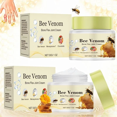 GANBARO-16 2 PCS Bee Venom Pain Cream for Arthritis Advanced Joint and Bone Cream Bee Ven