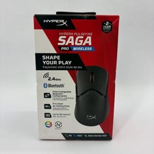 New HyperX Pulsefire SAGA pro Black 2502 Wireless Mouse PC/ PS5/ Xbox Series X S
