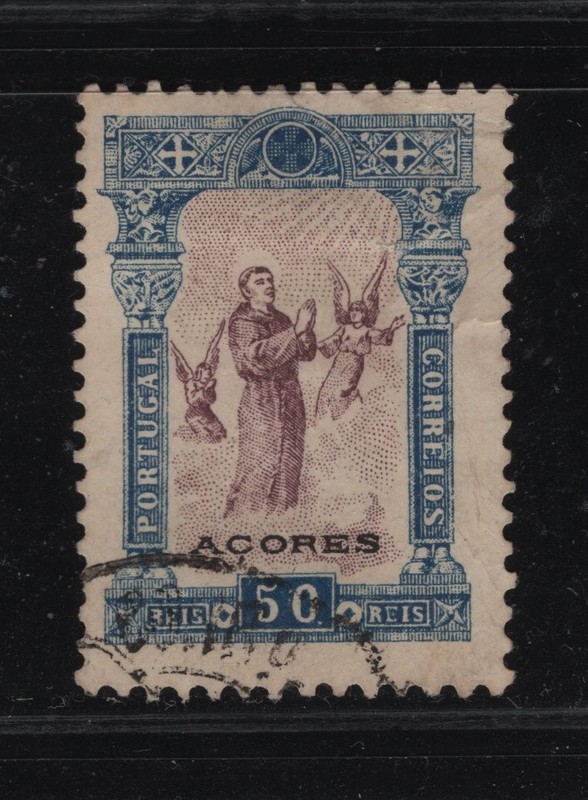 Portugal - 1895 Azores - Saint Anthony 700th Birth Anniversary - 50 Reis Used