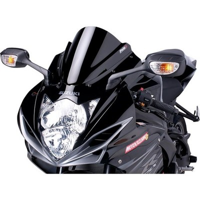 Puig Hi-Tech Parts Black Racing Windshield - 5605N