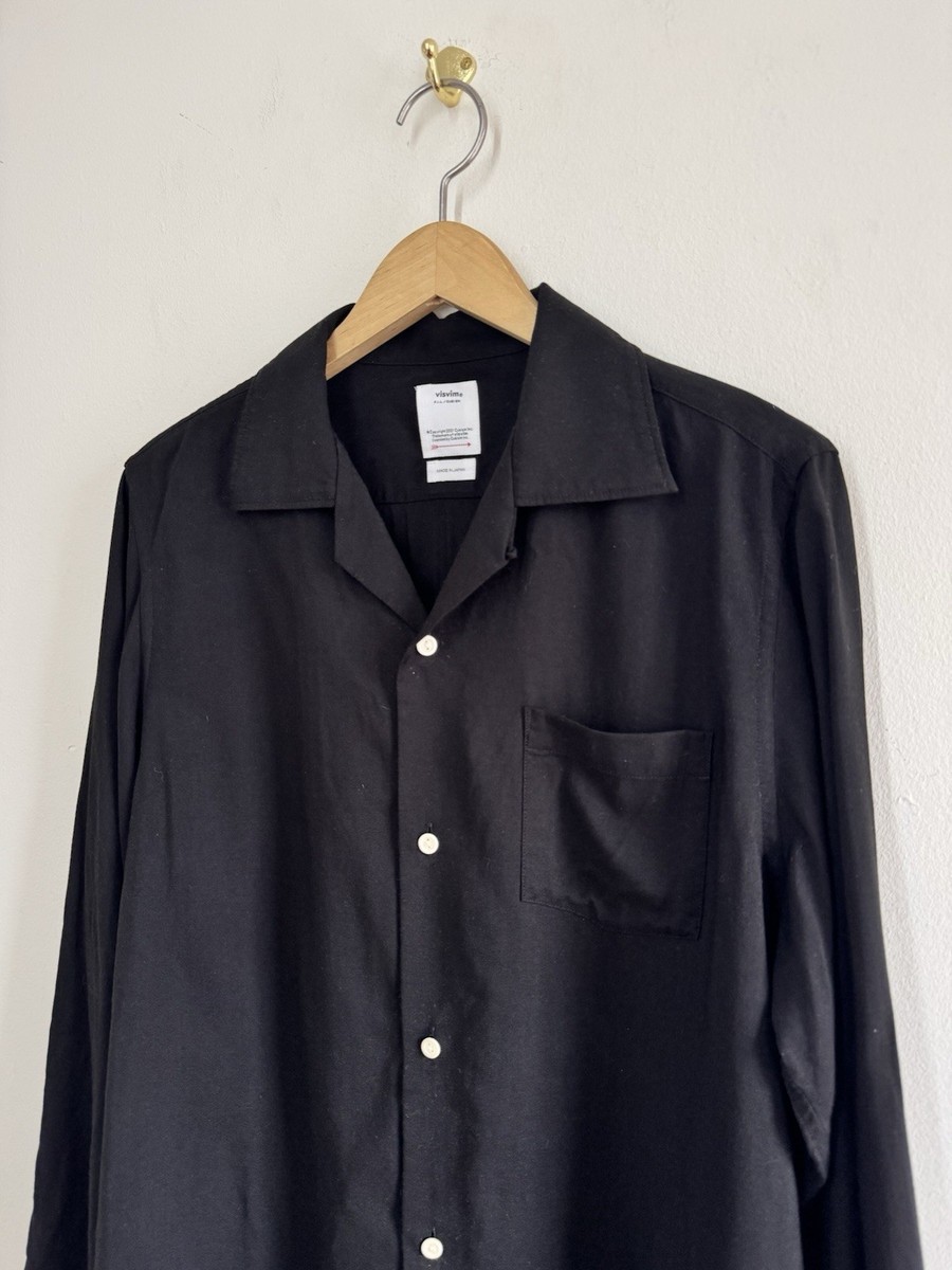 トップス visvim Irving Camp-Collar Satin Shirt visvim - Irving Camp-Collar Embroidered Satin Shirt - Men