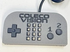 ColecoVision Custom Gamepad Controller Joystick Silver/Black with Working keypad