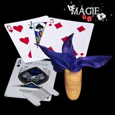 Lot 3 tours magie three card monte + Faux Pouce et foulard + Lévitation carte fp