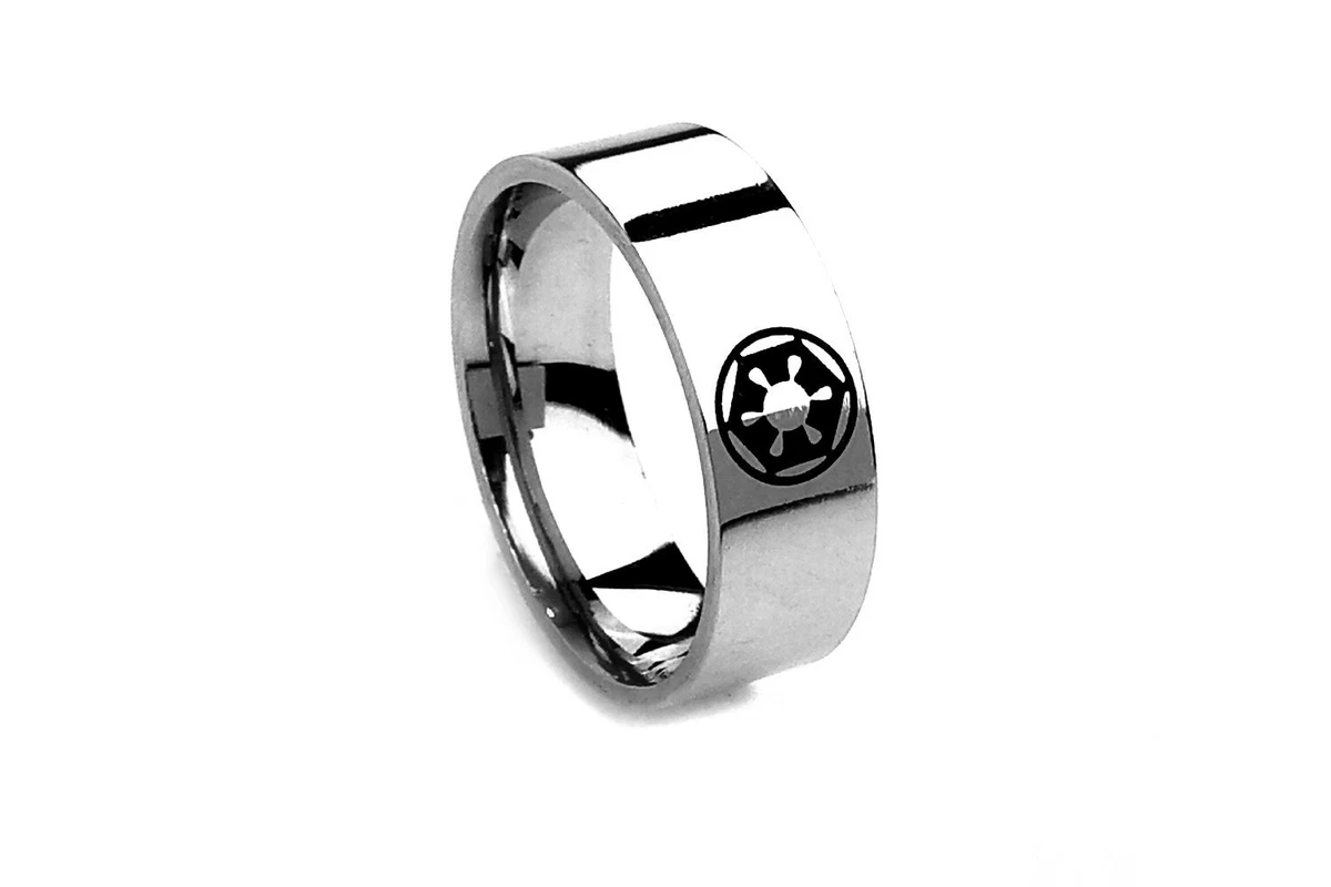 Anello STAR WARS IMPERO GALATTICO in Acciaio Inox Uomo donna