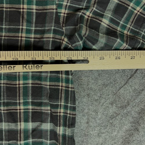Columbia Mens Shirt Extra Large Green Plaid Button Short Sleeve Outdoor Gorp Top - Picture 8 of 9