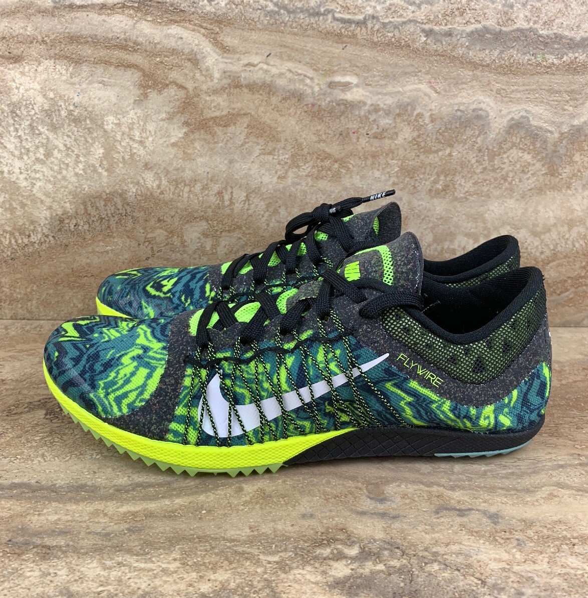 Nike Zoom Victory XC 3 Track Spikes Shoes Green Black Neon | eBay