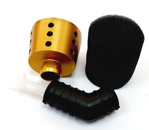 51710 1/10 Scale Alloy Taper RC Buggy .12 - .18 Engine Air Filter Sponge L Tube - Picture 11 of 11