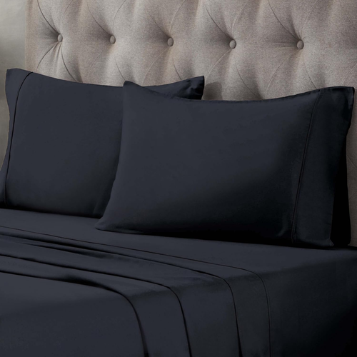 400 Thread Count Solid Pillowcases, Egyptian Cotton Blend, Set of 2
