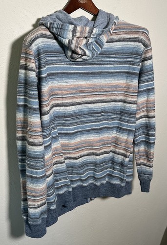 Faherty Reversible Full Zip Hoodie Sweatshirt Southwestern Mens XL Serape Stripe - Picture 3 of 8