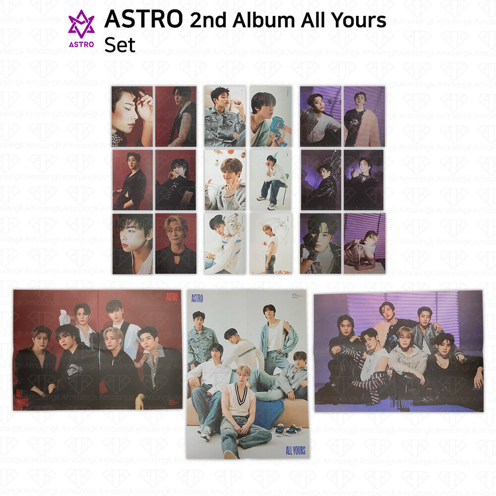 ASTRO 2nd Album All Yours Accordin Postcard Set 3 Versions ASTRO 2nd Album All Yours Accordin Postcard Set 3 Versions