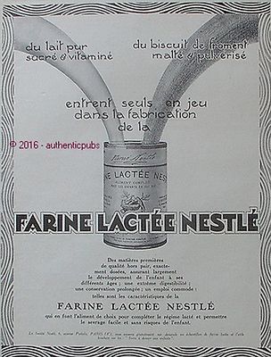 ADVERTISEMENT NESTLE MILK FLOUR MILK COOKIE CHILDREN FOOD 1927 AD PUB