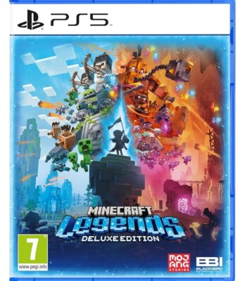 Minecraft Legends - Deluxe Edition (Sony Playstation 5/PS5) PAL Version, Free Re