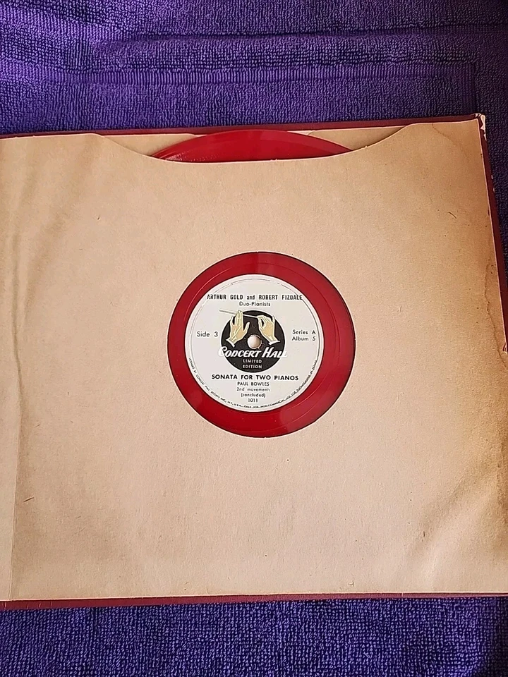 PAUL BOWLES FIRST REC' Sonata for Two Pianos Arthur GOLD Robert FIZDALE CONCERT. Foto 4 de 4