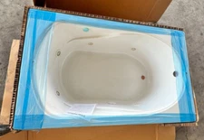 Clarke Whirlpool 36x60 Builder Series White Drop in Tub- 6 Jets GLBW-3660-CMH-WH