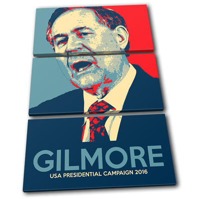 US Politic Gilmore Iconic Celebrities TREBLE Leinwand Wand Kunst Bild drucken