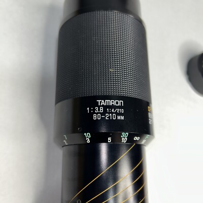 TAMRON 1:3.8 80-210mm CF Tele Macro Camera Lens With Adaptall 2