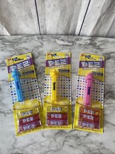 3 Peeps Pez Candy & Dispenser EASTER LIMITED EDITION Pink, Blue, Yellow