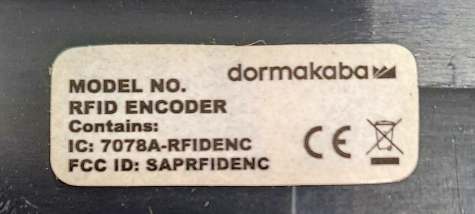 SAFLOK Dormakaba RFID Community Encoder 74350 / NO POWER ADAPTER | eBay