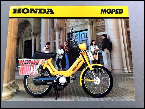 1980 Honda Moped Scooter Bike Motorcycle 1-page Vintage Brochure Spec Sheet  | eBay
