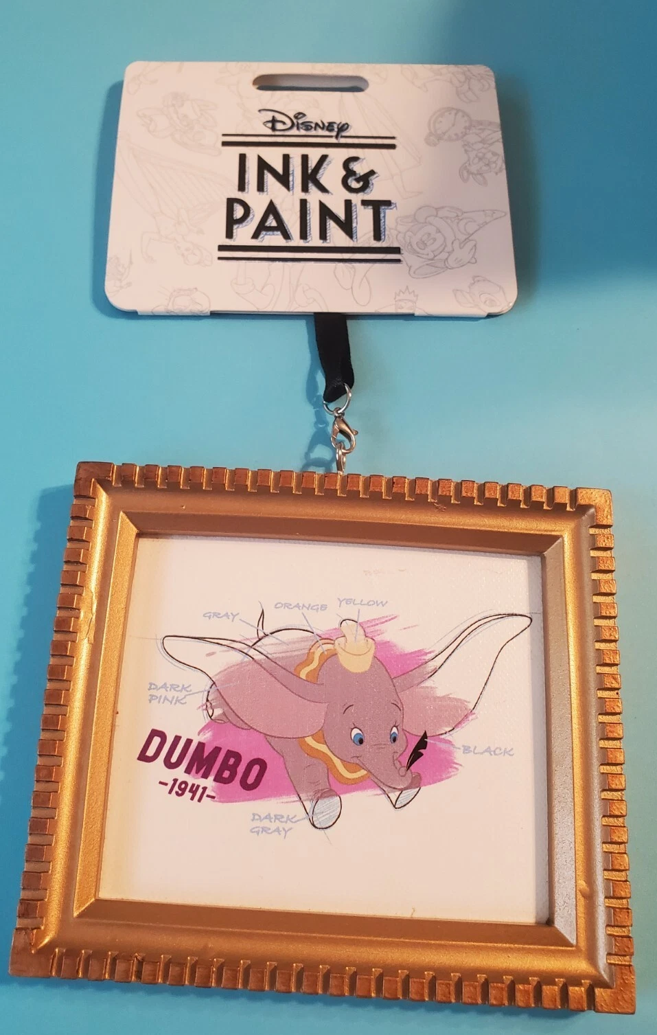 Retired Disney Parks Ink & Paint Dumbo Portrait Ornament