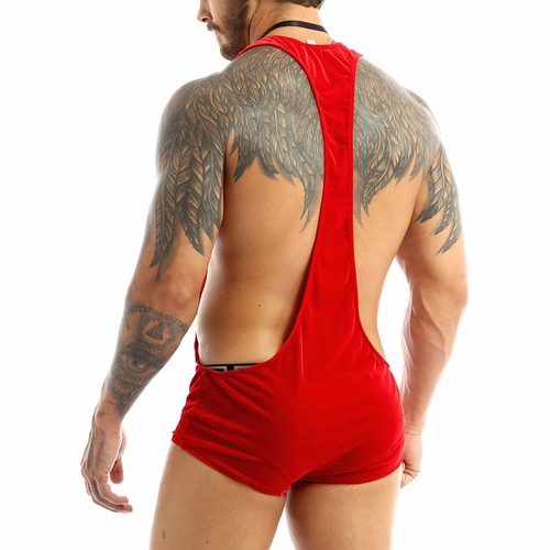 UK Sexy Men's Christmas Santa Low Rise Briefs Fancy Cosplay Thongs Underwear - Picture 66 of 87