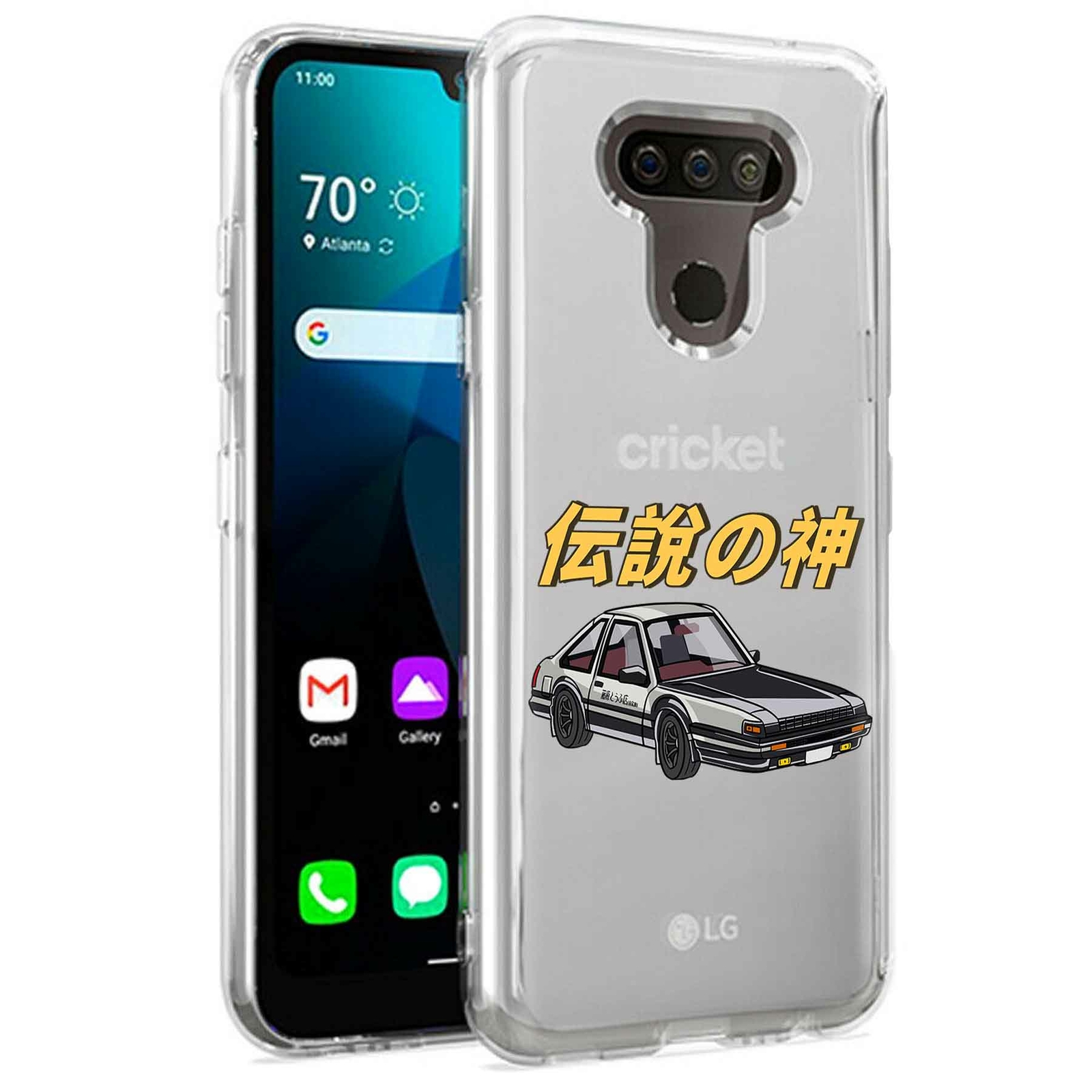 Phone Case for LG Harmony 4,Premier Pro Plus,K41, AE86 Car Stylized Print