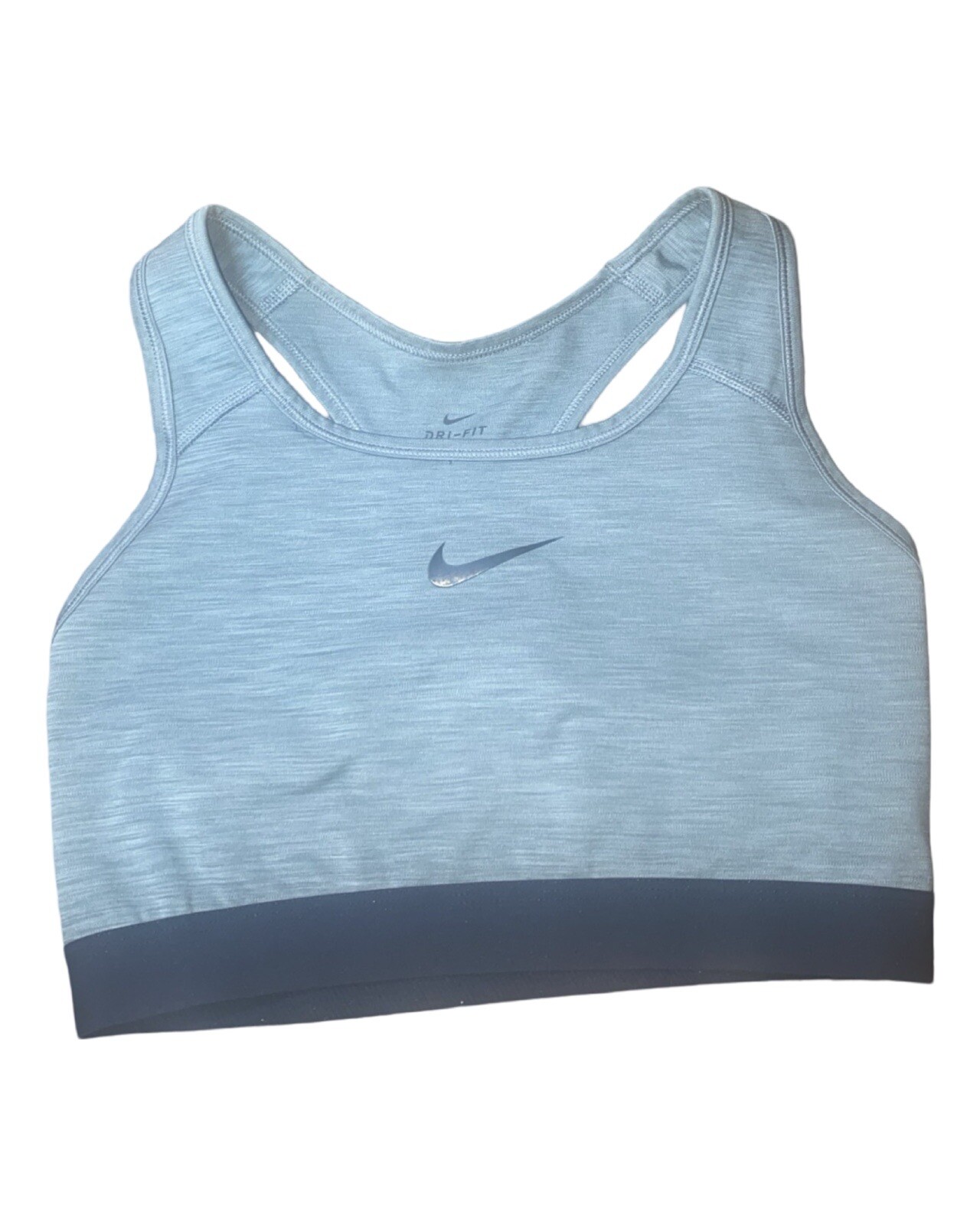 Nike Sports Bra Dri-Fit Gray/Black Size M-image