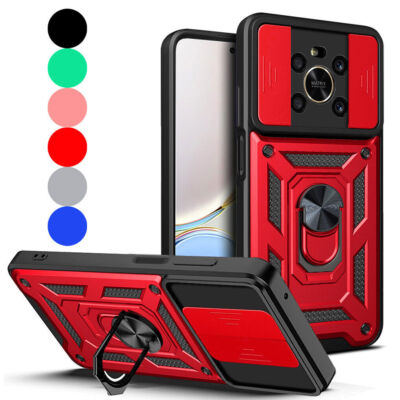 Shockproof Armor Hard Case Cover Ring Stand For Honor Magic 4 Lite/5 Lite/6 Lite