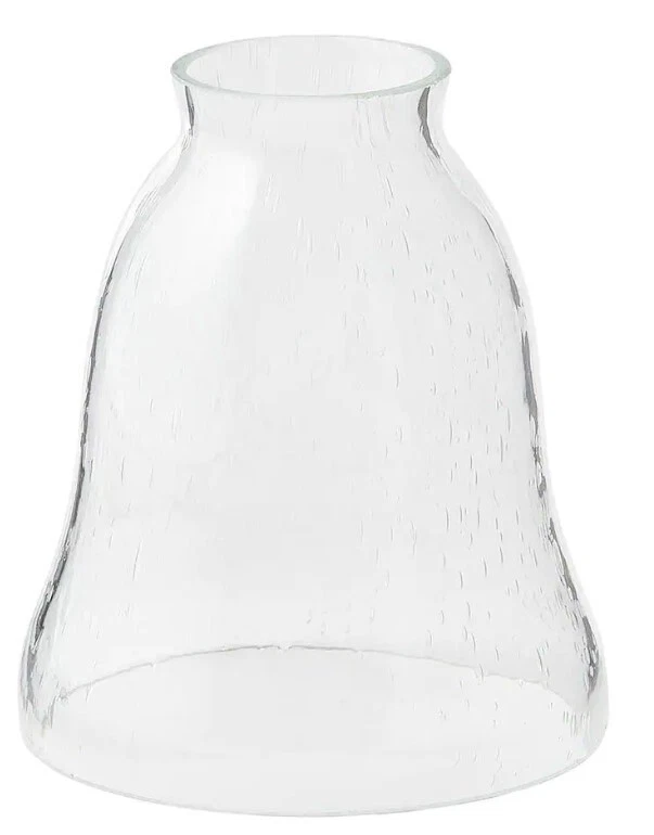Seeded glass bell shade deals