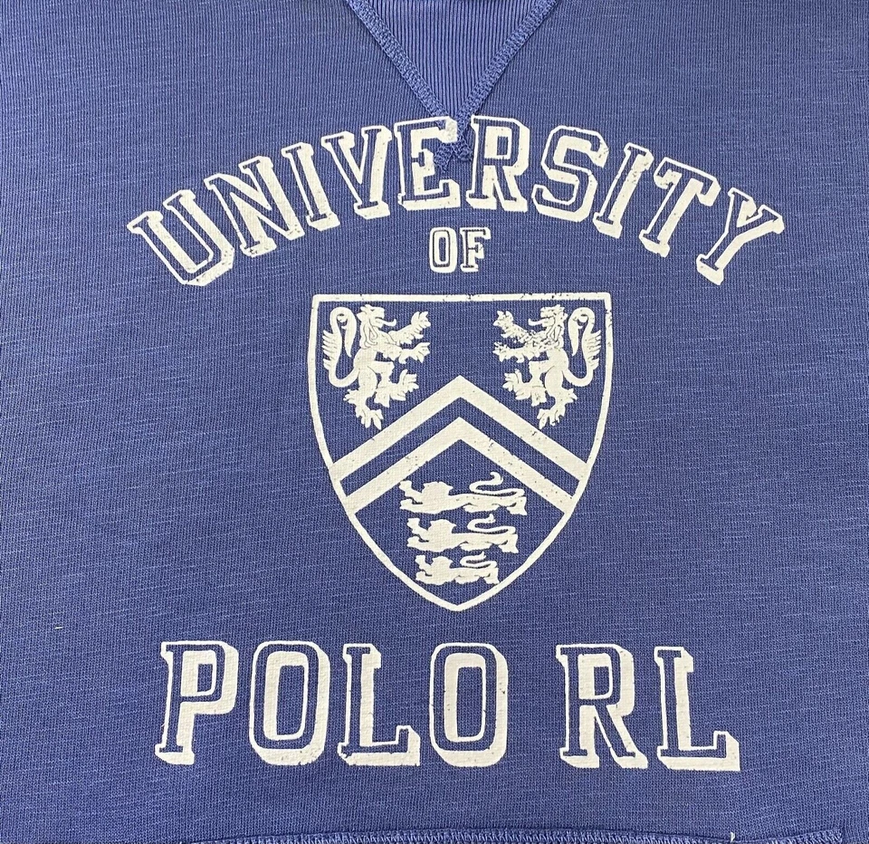 Polo Ralph Lauren Men’s SZ 2XL-Big Blue University Of Polo Fleece Hoodie  $178 - Image 3 of 4