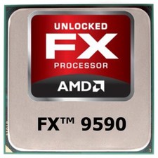 AMD FX-Series FX-9590 (8x 4.7GHz) FD9590FHW8KHK CPU Socket AM3+ (#1358)