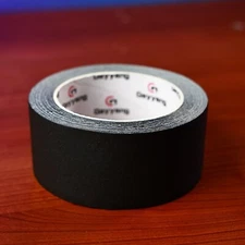Black Gaffer Tape 2"x22 Yards Multipurpose Matte Cloth Non-Reflective Film Black