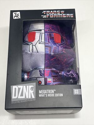 DZNR Transformers Megatron 03 What's Inside Edition 7'' Plush Toy YuMe  2 Pack