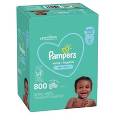 Pampers wipes Baby Fresh 800 ct